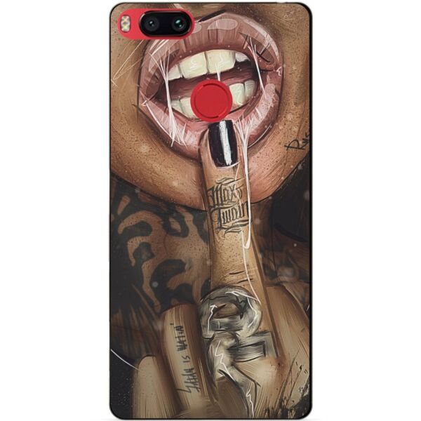 

Силиконовый бампер чехол Candy для Xiaomi Mi A1 с рисунком Swag