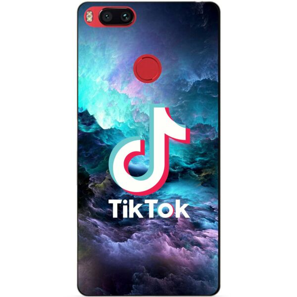 

Силиконовый бампер чехол Candy для Xiaomi Mi A1 с рисунком Tik Tok