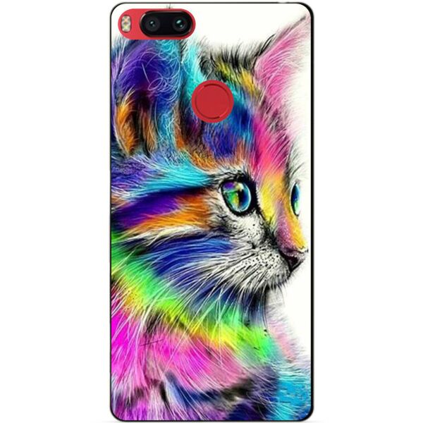 

Силиконовый бампер чехол Candy для Xiaomi Mi A1 с рисунком Акварельный котик