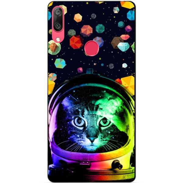 

Чехол силиконовый Candy для Huawei Y7 2019 с рисунком Кот космонавт