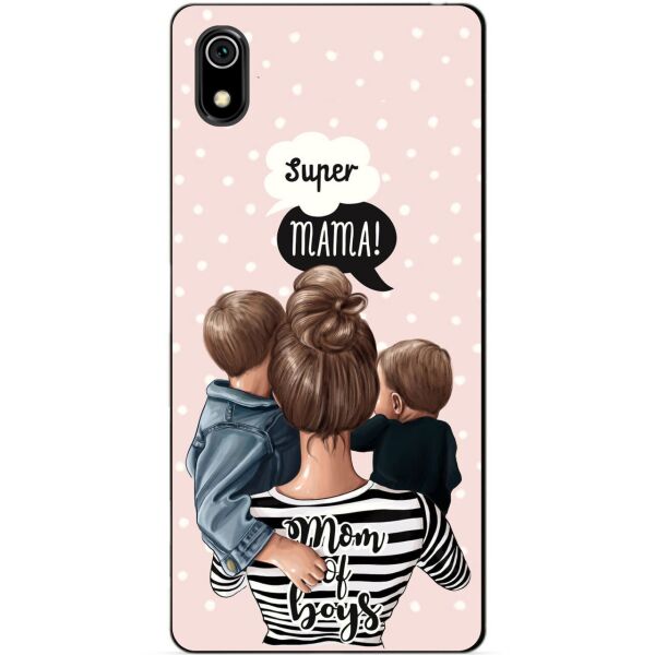

Силиконовый чехол Candy для Xiaomi Redmi 7a с рисунком Mom of boys