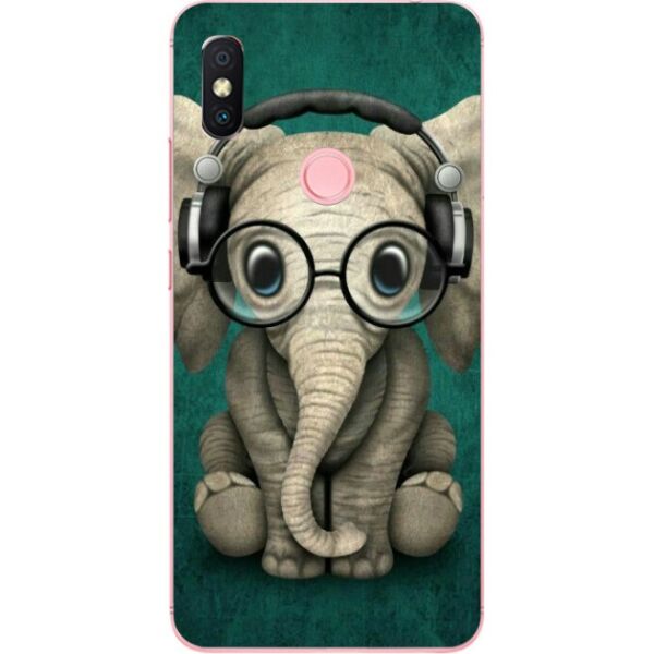 

Силиконовый чехол Candy для Huawei P Smart Plus с рисунком Слоник