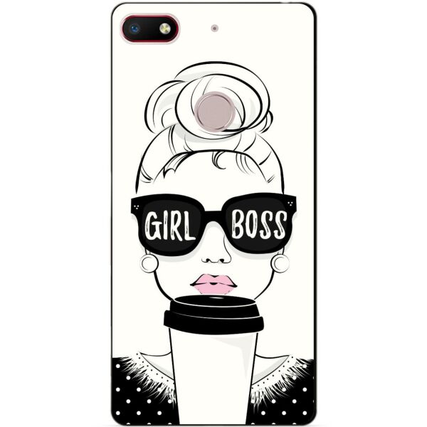 

Бампер силиконовый чехол Candy для ZTE Nubia V18 с рисунком Girl Boss