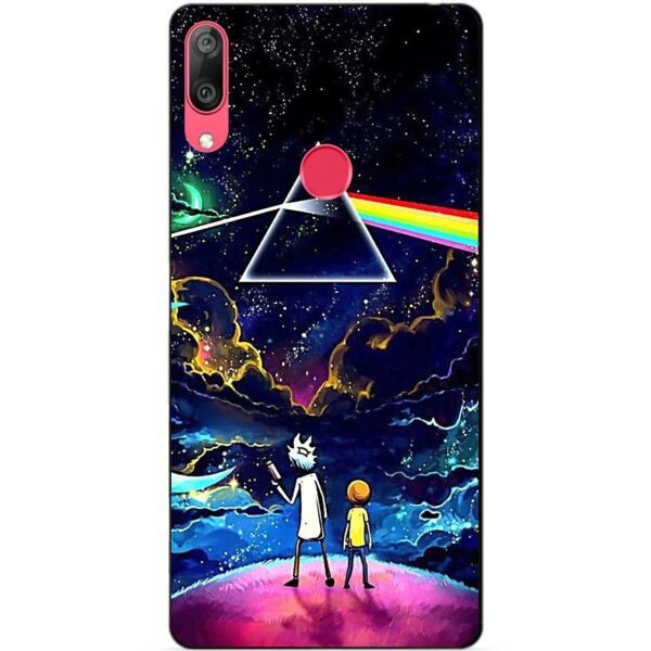 

Чехол силиконовый Candy для Huawei Y7 2019 с рисунком Радуга
