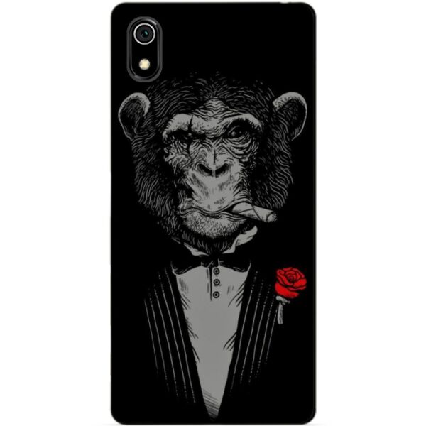 

Силиконовый чехол Candy для Xiaomi Redmi 7a с рисунком Обезьяна с сигарой