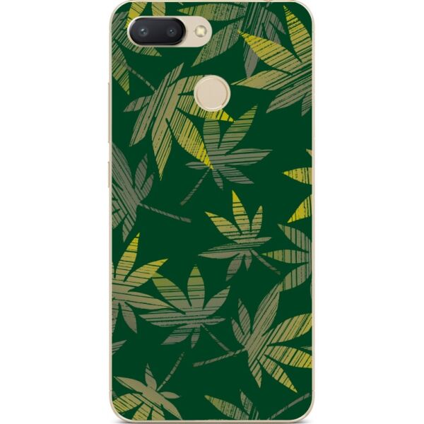 

Силиконовый чехол Candy для Huawei P Smart с рисунком Канабис
