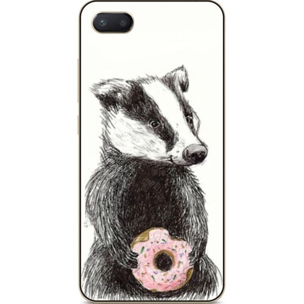 

Чехол силиконовый Candy для Iphone 8 plus с рисунком Барсук