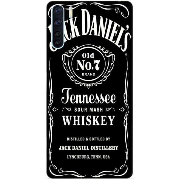 

Силиконовый бампер чехол Candy для Oppo A91 с рисунком Jack Daniels