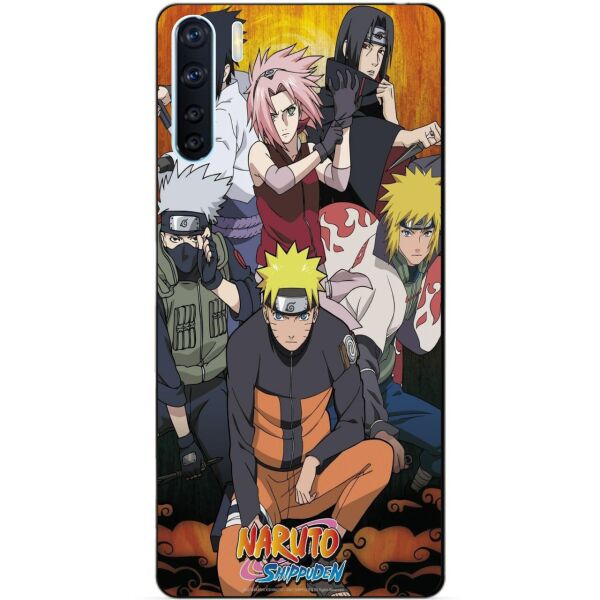 

Силиконовый бампер чехол Candy для Oppo A91 с рисунком Naruto аниме