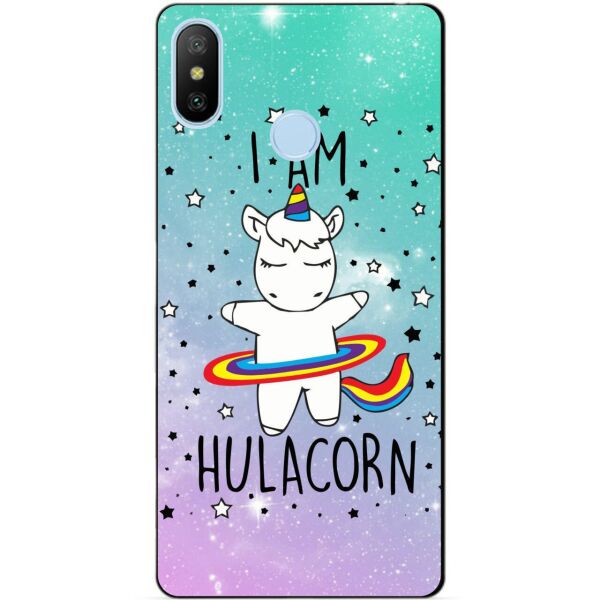 

Силиконовый бампер чехол Candy для Xiaomi Mi A2 Lite с рисунком Единорог