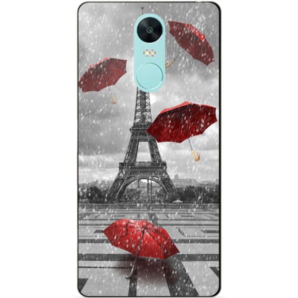 

Силиконовый чехол Candy для Xiaomi Redmi Note 4x с рисунком Дождь в Париже