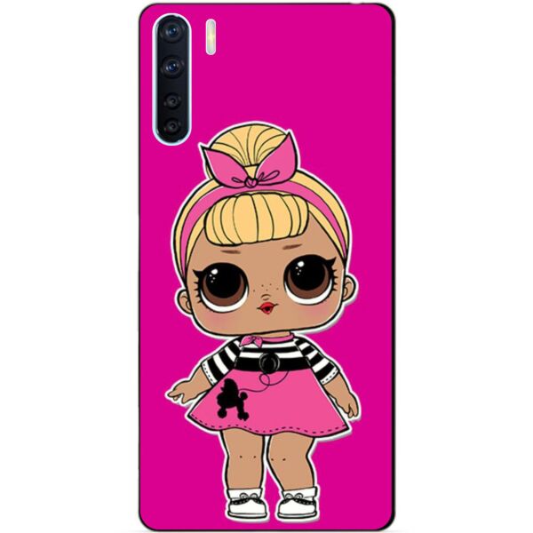 

Силиконовый бампер чехол Candy для Oppo A91 с рисунком Кукла ЛОЛ