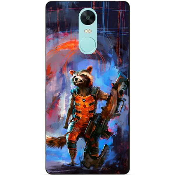 

Силиконовый чехол Candy для Xiaomi Redmi Note 4x с рисунком Реактивный енот