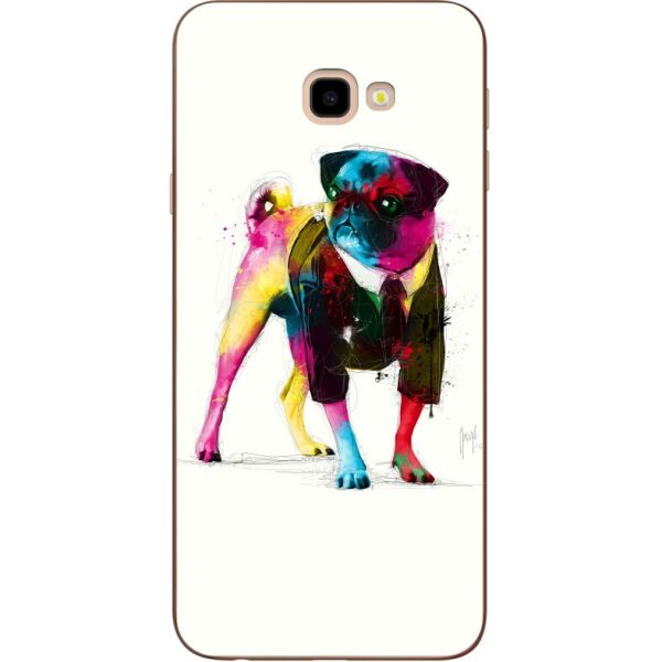 

Силиконовый чехол Candy для Samsung J4 Plus Galaxy J415 с рисунком Мопс