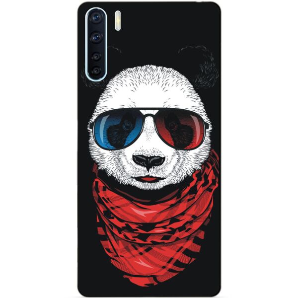 

Силиконовый бампер чехол Candy для Oppo A91 с рисунком Панда