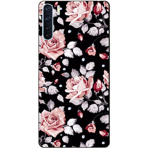 

Силиконовый бампер чехол Candy для Oppo A91 с рисунком Розы