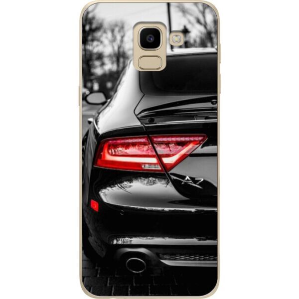 

Силиконовый чехол Candy для Samsung J6 2018 Galaxy J600 с рисунком Audi