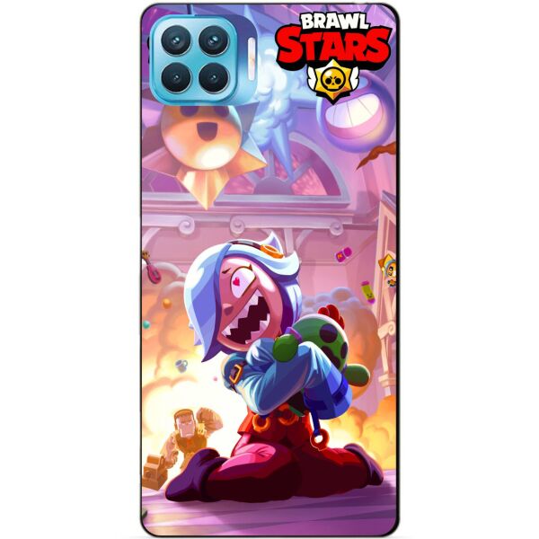 

Силиконовый бампер чехол Candy для Oppo Reno 4 Lite Бравл Старс Парк старр Колетт