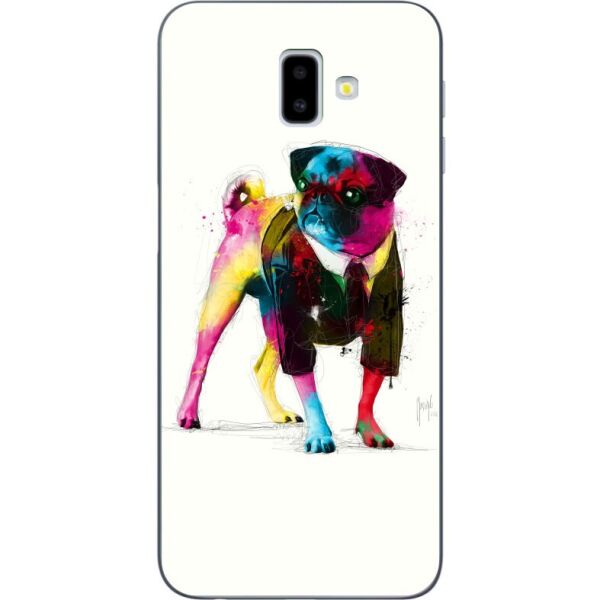 

Силиконовый чехол Candy для Samsung J6 Plus Galaxy J610 с рисунком Мопс