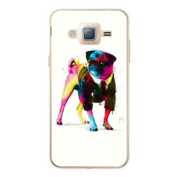 

Силиконовый чехол Candy для Samsung J7 Neo Galaxy J701 с рисунком Мопс