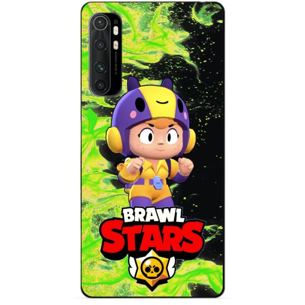 

Силиконовый бампер чехол Candy для Xiaomi Mi Note 10 Lite с Героем Бравл Старс Беа
