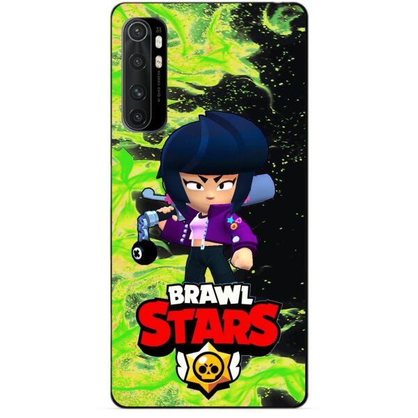 

Силиконовый бампер чехол Candy для Xiaomi Mi Note 10 Lite с Героем Бравл Старс Биби