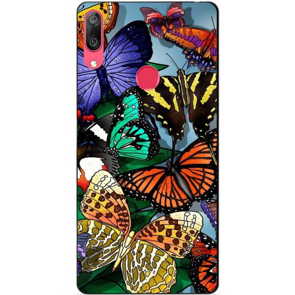 

Силиконовый бампер Candy для Huawei Y7 2019 с рисунком Бабочки