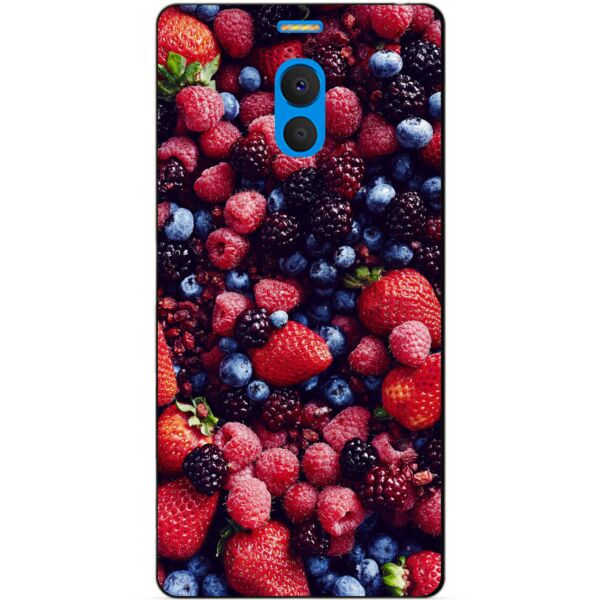 

Чехол силиконовый Candy для Meizu M6 Note с рисунком Ягоды