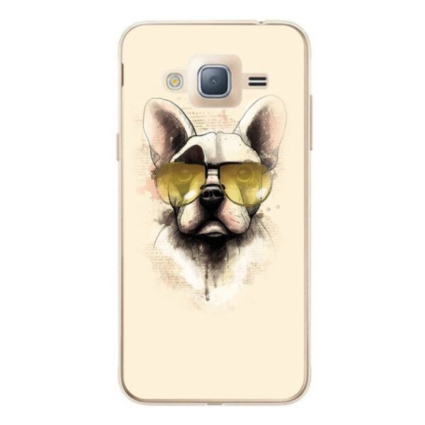 

Силиконовый чехол Candy для Samsung J7 Neo Galaxy J701 с рисунком Собака в очках