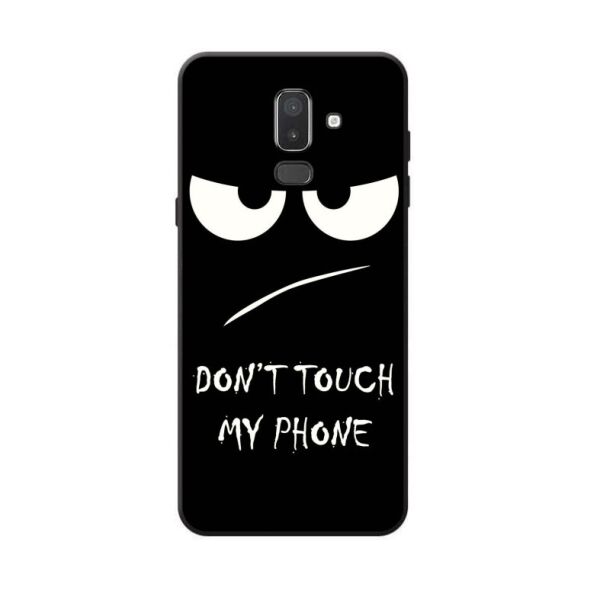 

Силиконовый чехол Candy для Samsung J8 Galaxy J810 с рисунком Dont touch