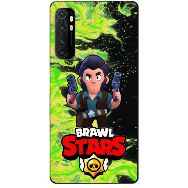 

Силиконовый бампер чехол Candy для Xiaomi Mi Note 10 Lite с Героем Бравл Старс Кольт