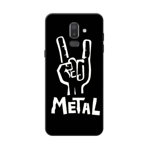 

Силиконовый чехол Candy для Samsung J8 Galaxy J810 с рисунком Metal