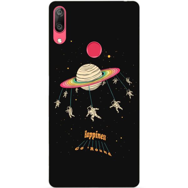 

Силиконовый бампер Candy для Huawei Y7 2019 с рисунком Карусель