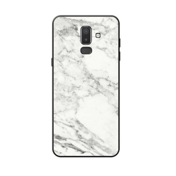 

Силиконовый чехол Candy для Samsung J8 Galaxy J810 с рисунком Белый мрамор