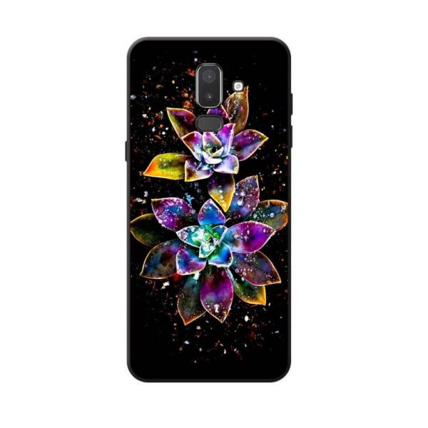 

Силиконовый чехол Candy для Samsung J8 Galaxy J810 с рисунком Волшебные цветы