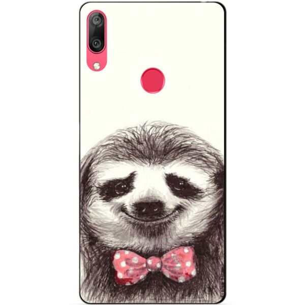 

Силиконовый бампер Candy для Huawei Y7 2019 с рисунком Ленивец
