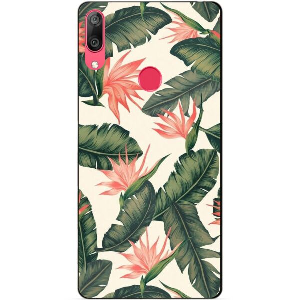 

Силиконовый бампер Candy для Huawei Y7 2019 с рисунком Листья банана
