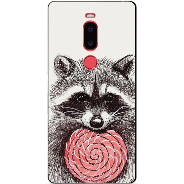 

Чехол силиконовый Candy для Meizu M8 с рисунком Енот