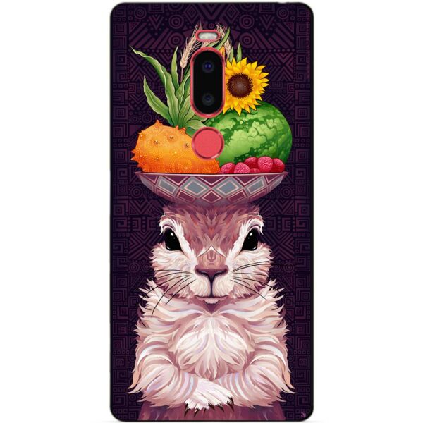 

Чехол силиконовый Candy для Meizu M8 с рисунком Зайка