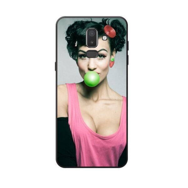 

Силиконовый чехол Candy для Samsung J8 Galaxy J810 с рисунком Жевачка