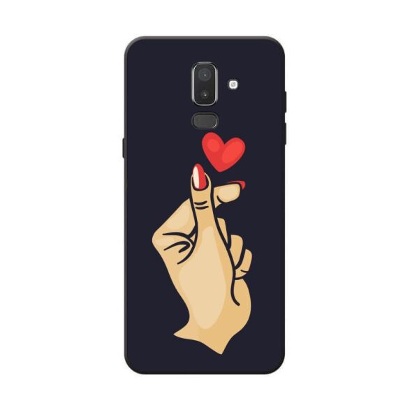 

Силиконовый чехол Candy для Samsung J8 Galaxy J810 с рисунком Знак любви