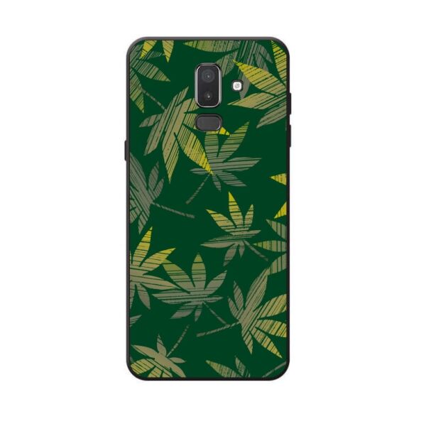 

Силиконовый чехол Candy для Samsung J8 Galaxy J810 с рисунком Канабис