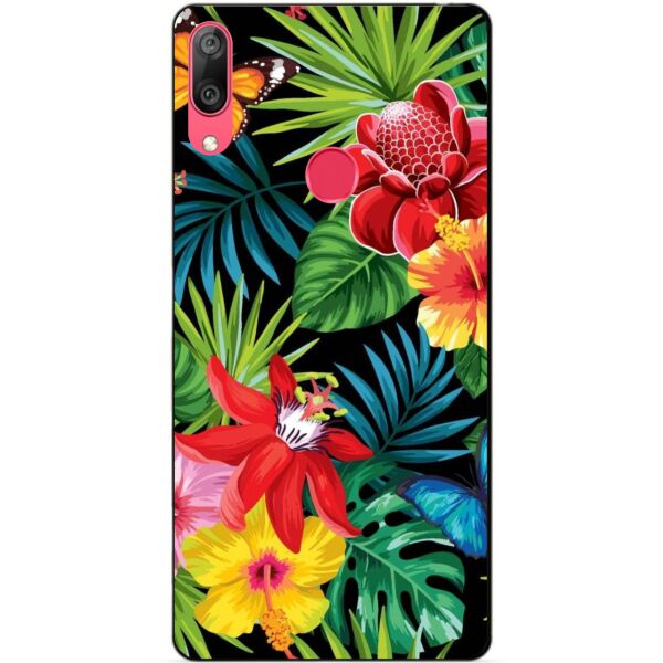 

Силиконовый бампер Candy для Huawei Y7 2019 с рисунком Райские цветы