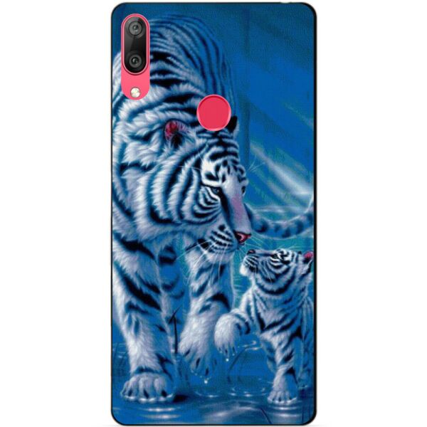 

Силиконовый бампер Candy для Huawei Y7 2019 с рисунком Тигр
