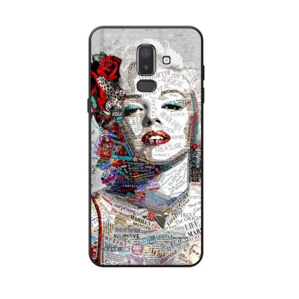 

Силиконовый чехол Candy для Samsung J8 Galaxy J810 с рисунком Монро