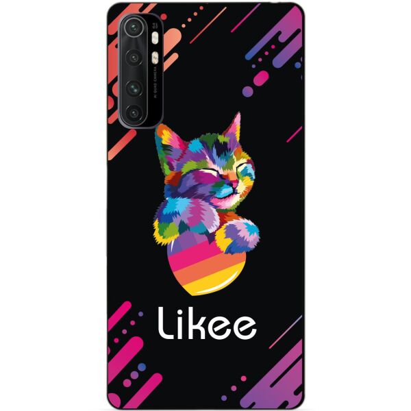 

Силиконовый бампер чехол Candy для Xiaomi Mi Note 10 Lite с рисунком Likee