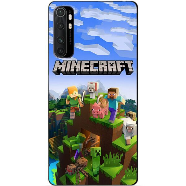 

Силиконовый бампер чехол Candy для Xiaomi Mi Note 10 Lite с рисунком Minecraft