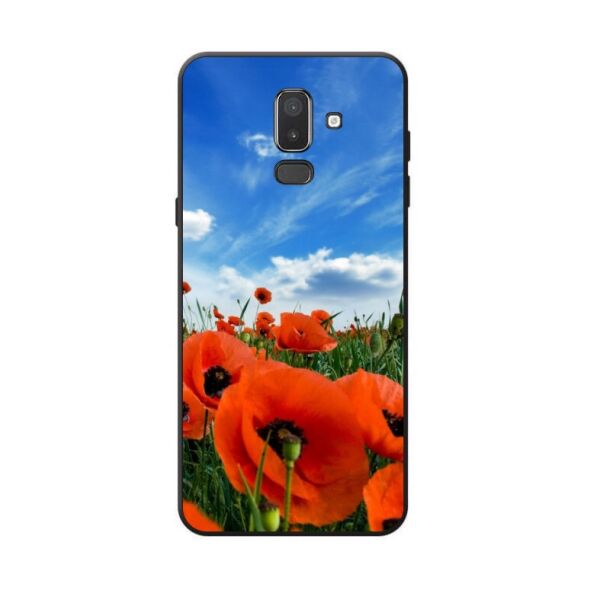 

Силиконовый чехол Candy для Samsung J8 Galaxy J810 с рисунком Поле маков