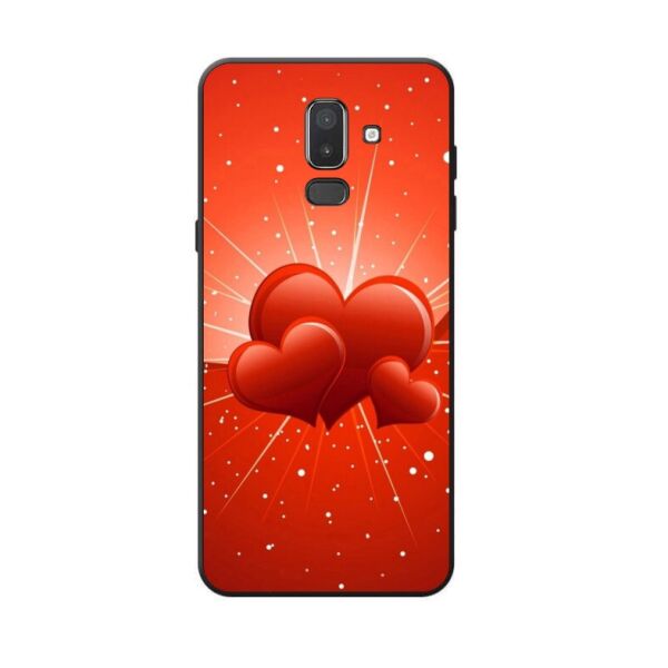 

Силиконовый чехол Candy для Samsung J8 Galaxy J810 с рисунком Сердечки