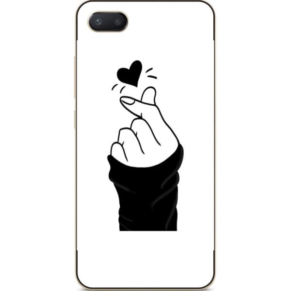 

Силиконовый бампер Candy для Iphone 6 с рисунком Знак любви на белом фоне